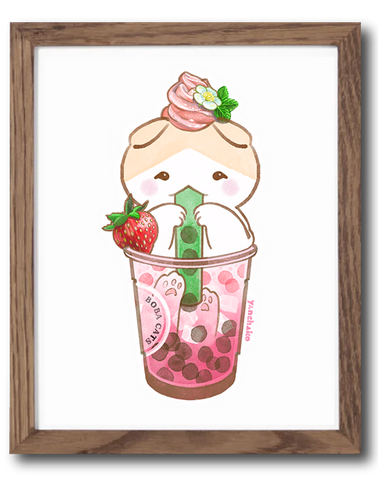 Strawberry Crush Art Print