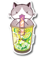 Dancing Mojito Vinyl Sticker