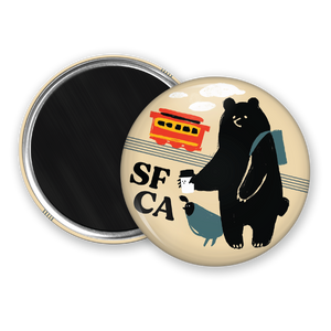 SF/ Tech Bear Magnet