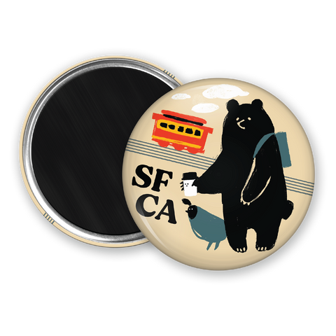 SF/ Tech Bear Magnet