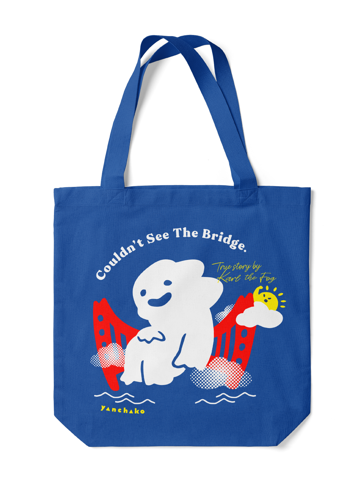 SF Karl the Fog Tote Bag