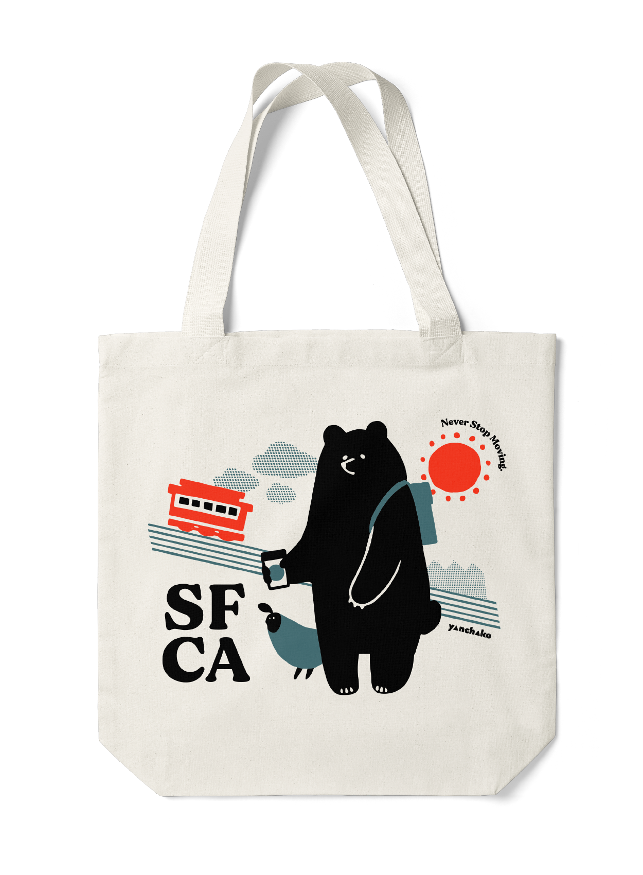 SF/ Tech Bear Tote Bag