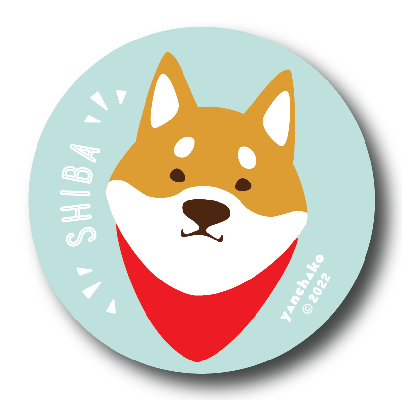 Shiba Dog Sticker – Yanchako