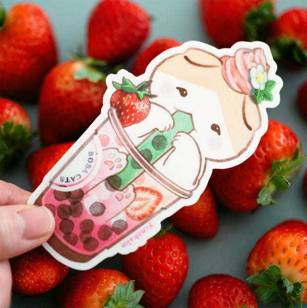 Strawberry Crush Vinyl Sticker