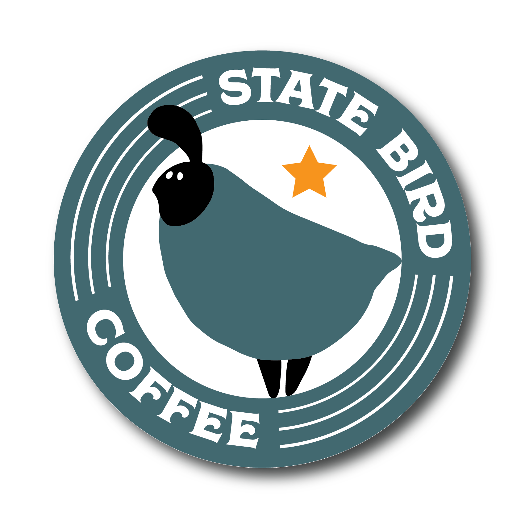 SF/ State Bird Vinyl Sticker