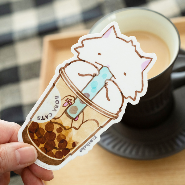 Classic Milk Tea Vinyl Sticker