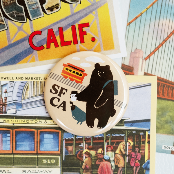 SF/ Tech Bear Magnet